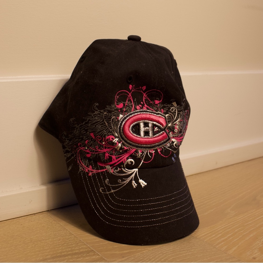 Y2K Montreal Canadiens Cap (Youth) Pink/Silver